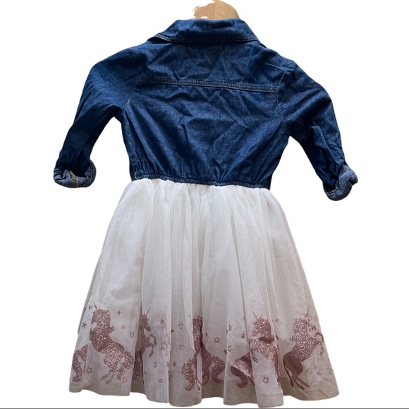 Girls zumie unicorn tutu dress perfect for back to school size 6 - Picture 2 of 4
